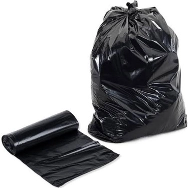 Çöp Poşeti Siyah Rulo 80x110 cm 200 adet(1 KOLİ)