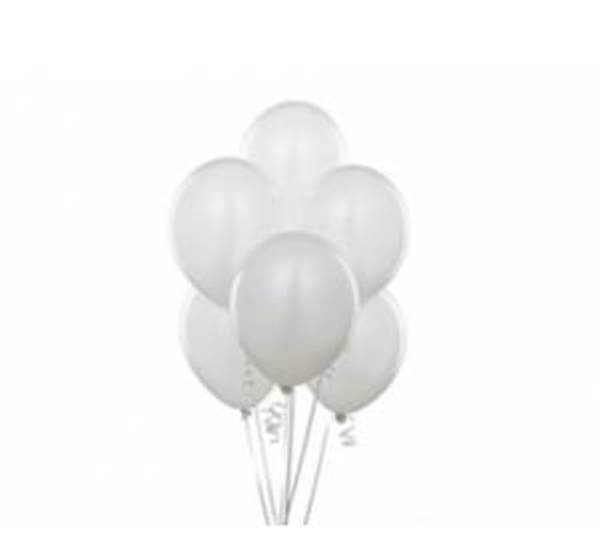 Balonevi Balon Beyaz Renk 100 Adet