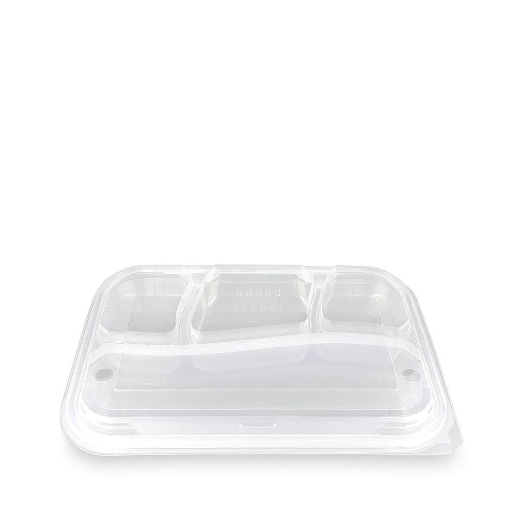Kebap Kabı Plastik Dört Bölmeli 25 Adet