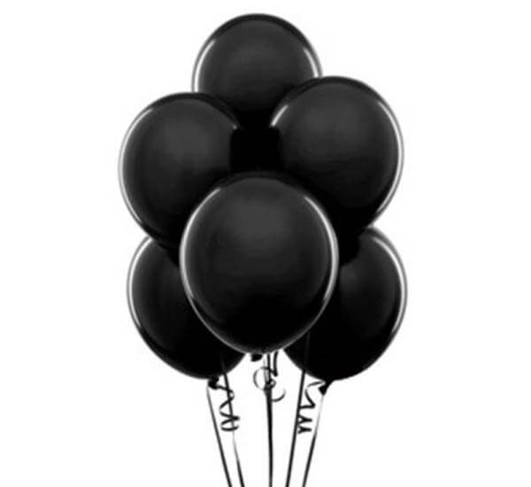 Balonevi Balon Siyah Renk 100 Adet