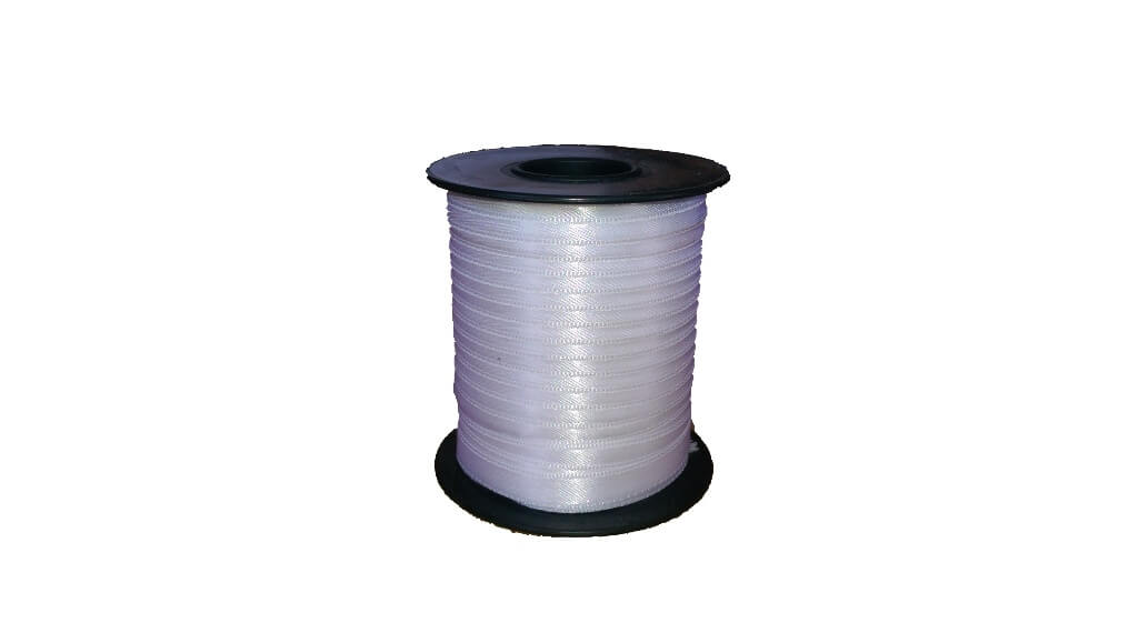 Saten Kurdela Beyaz 1cmx100 mt