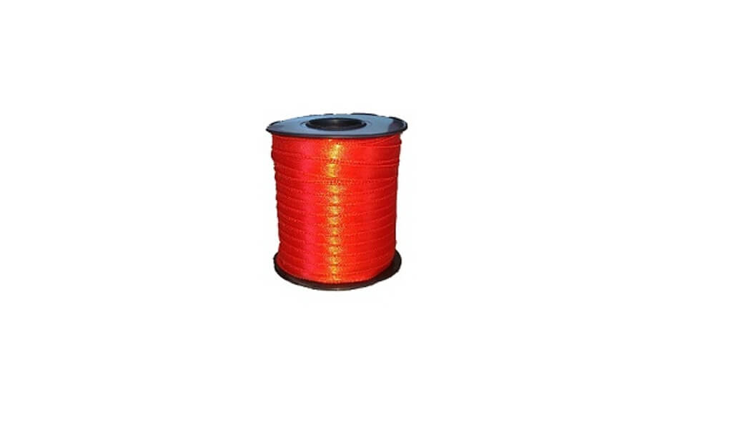 Saten Kurdela Kırmızı 1cmx100 mt