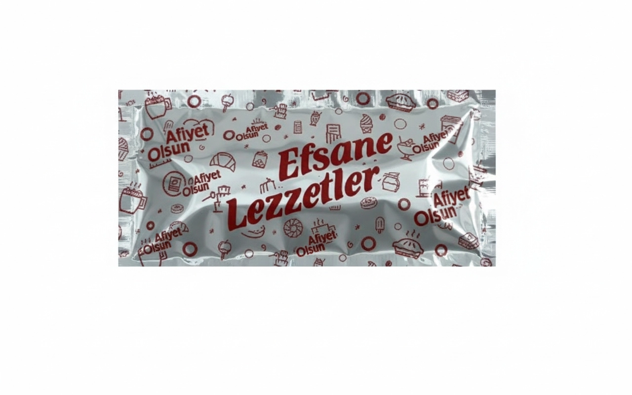 Efsane Lezzetler Baskılı Kolonyalı Mendil 6x12 cm 100 Adet