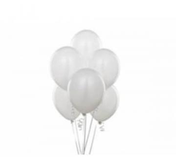 Balon Beyaz Renk 100 Adet