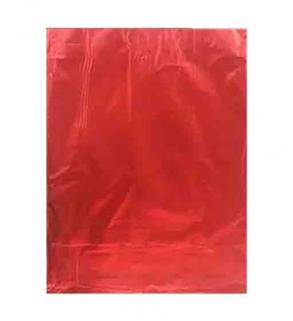 Lüks Metalize Hediye Poşeti 40X60 cm 50 Adet Kırmızı