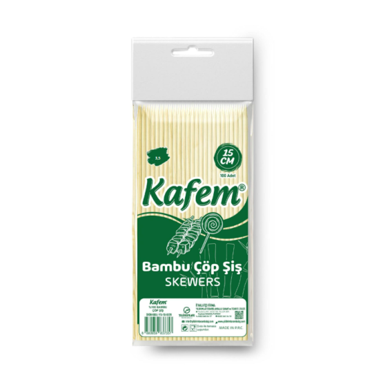 Çöp Şiş 15 cm 3,5 mm 100 Adet