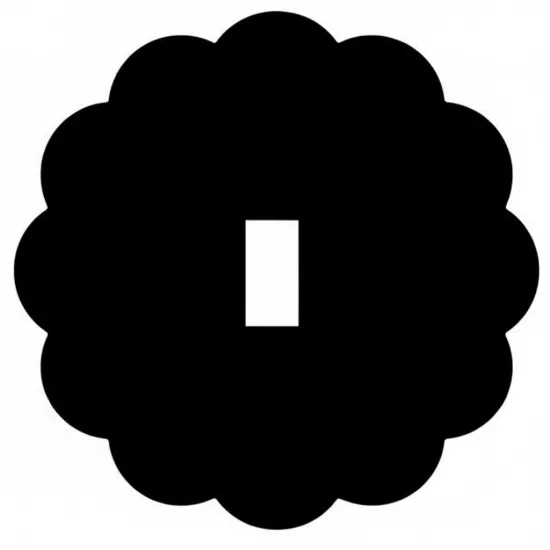 Çelenk Kartonu Siyah 20 Adet