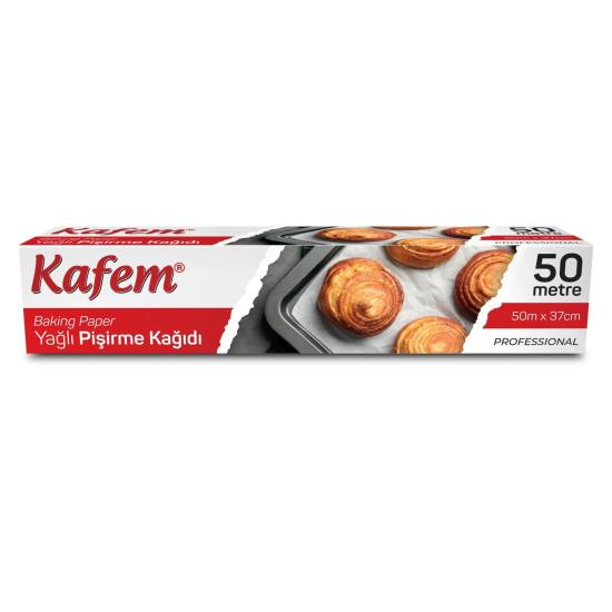 Kafem Yağlı Pişirme Kağıdı 37 Cm X 50 Mt
