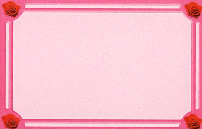 Mesaj Kartı Tekli 100 Adet(Pembe)