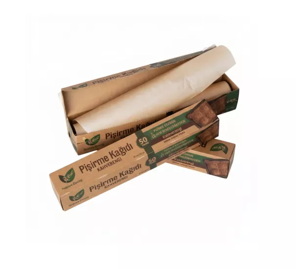 Yağlı Pişirme Kağıdı Kahverengi 37x50 m