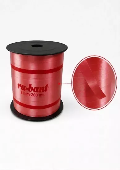 Rabant Rafya Kırmızı 200 mt 8 mm